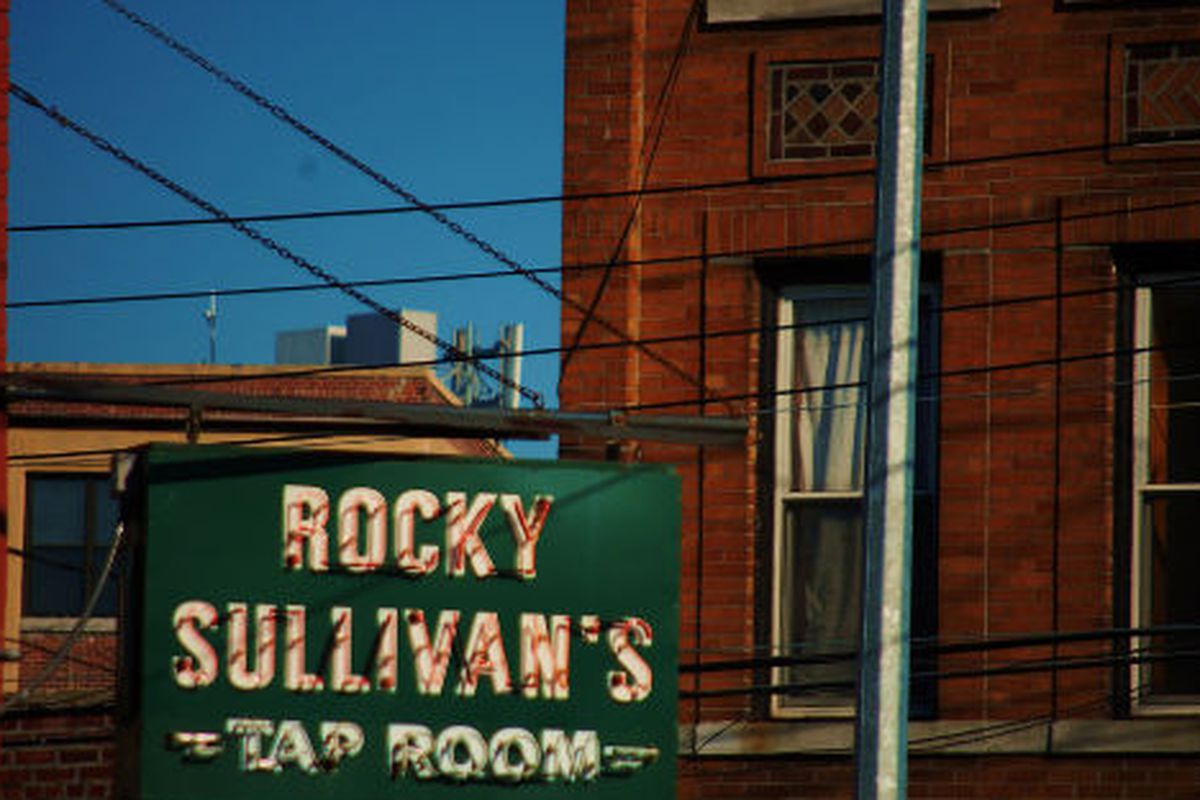 Brooklyn: The Signage at Rocky's Sullivan's in Red Hook  