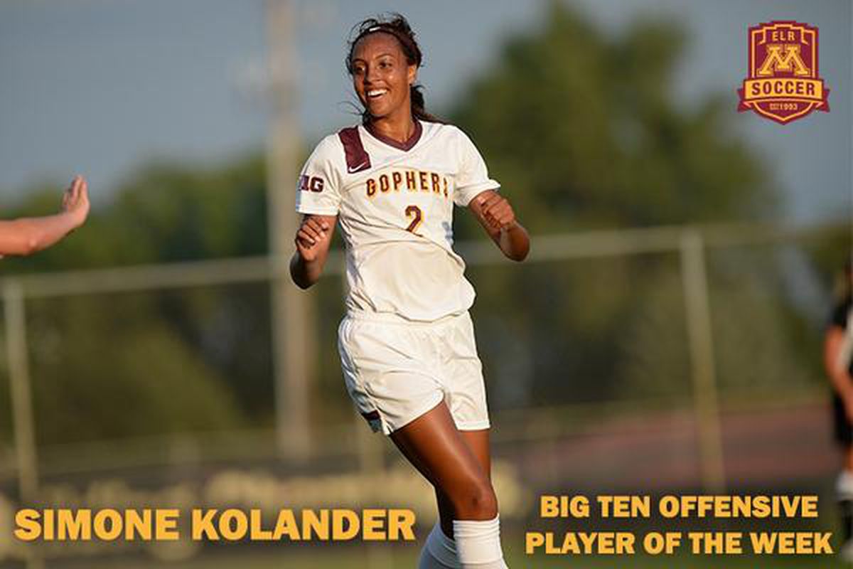 Simone Kolander - Big Ten Offensive Player of the Week