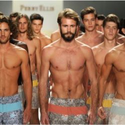 The beefcake at Perry Ellis. Photo credit: Getty Images