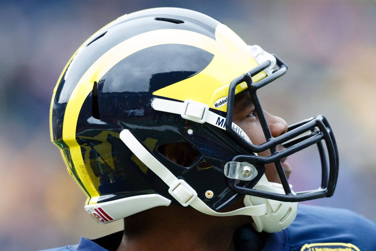The Michigan winged helmet was crowned the best helmet in the Big Ten on Wednesday.