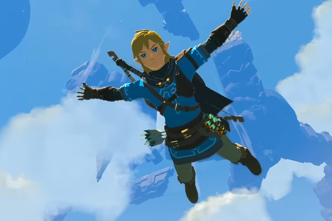 A screenshot featuring Link from The Legend of Zelda: Tears of the Kingdom.