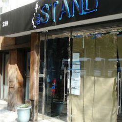 Stand Comedy Club in Gramercy. [<a href="http://www.pcvstbee.com/2012/08/signage-up-for-stand-comedy-club-in.html">PCSVTBee</a>]