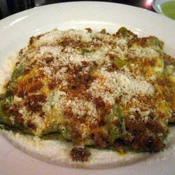 Lasagna from Via Emilia by <a href="http://www.flickr.com/photos/17344553@N04/6135800615/in/pool-eater/">Deb Van D</a>.<br />