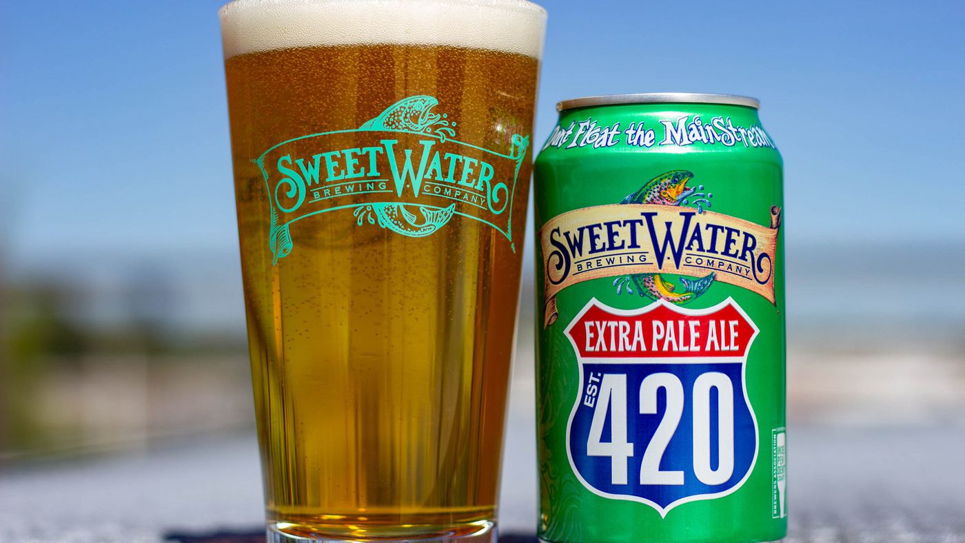 SWEETWATER BREWING 420 FESTIVAL 2019 ATLANTA BEER PINT GLASS WIDE SPREAD PANIC 