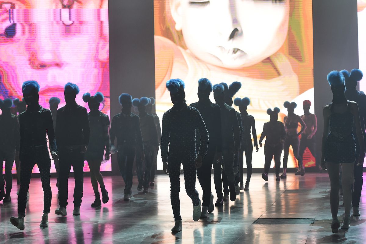 Diesel's FW14 runway show. Photo: Getty Images