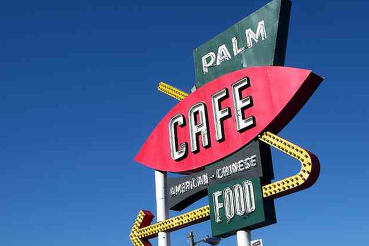 Palm Cafe, Barstow. 