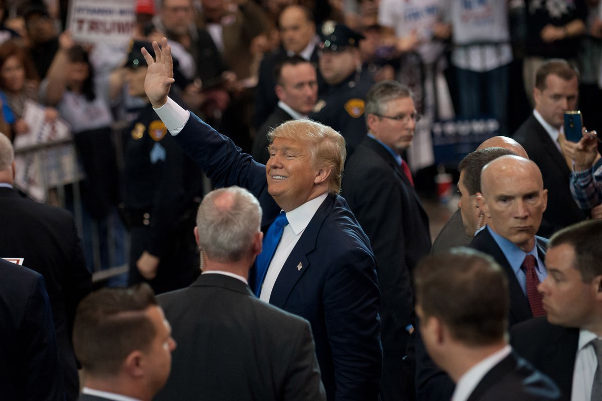 GOP Candidate Presidential Donald Trump Holds Rally In Cleveland