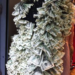 Pat Field's money dress