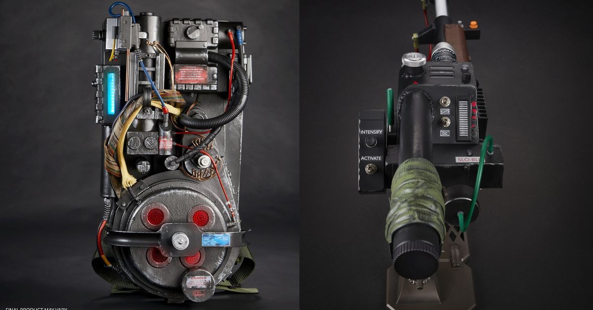 Here’s an incredible life-size Ghostbusters Proton Pack prop you can actually bu..