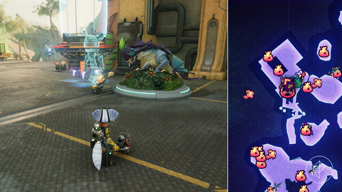 Ratchet &amp; Clank: Rift Apart collectibles guide: Sargasso Outpost L51