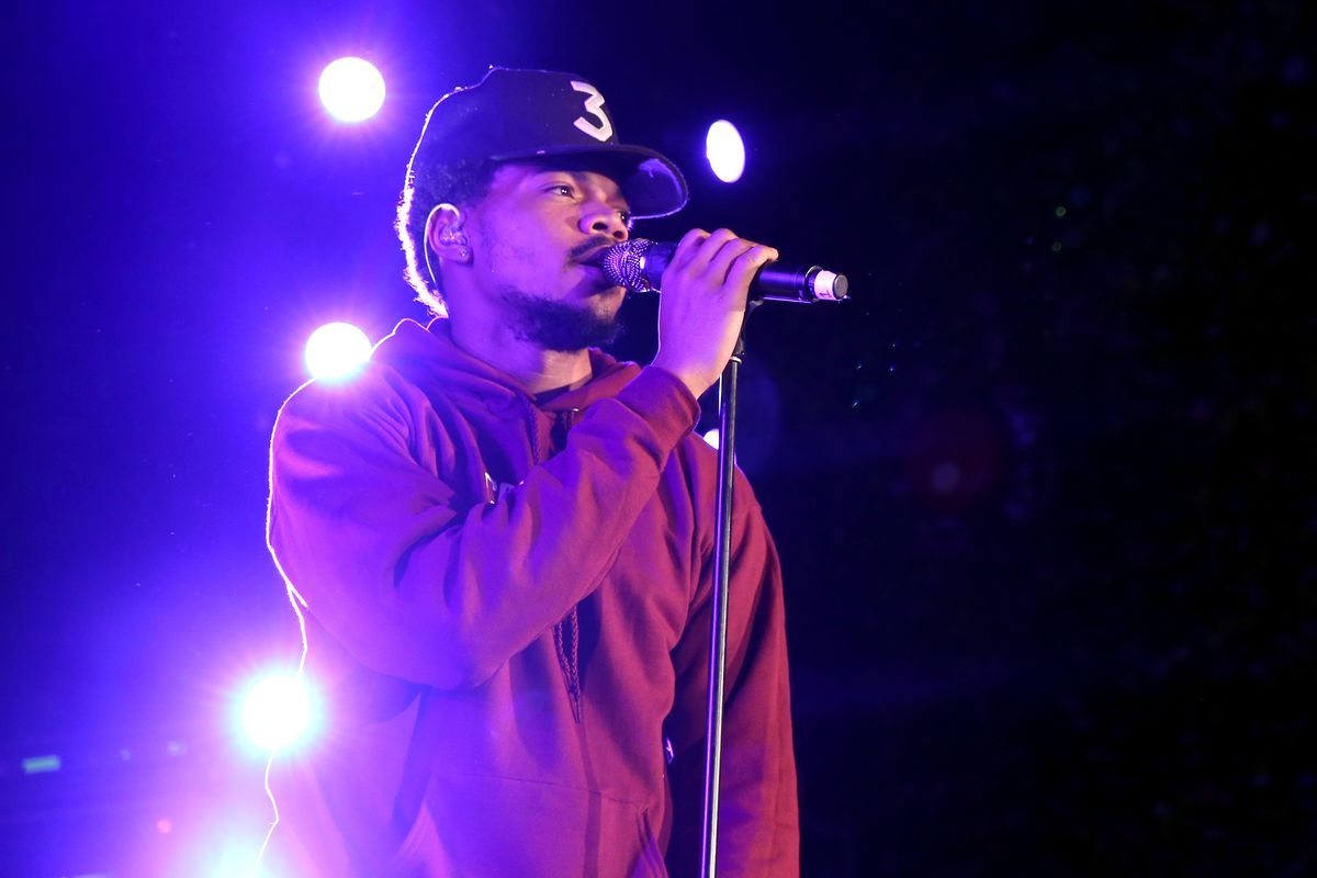 Chance the Rapper onstage