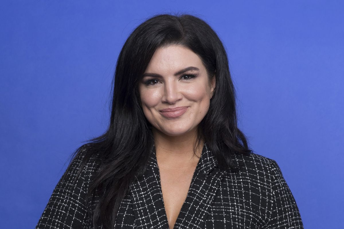 This Oct. 19, 2019 photo shows Gina Carano at the Disney Plus launch event promoting “The Mandalorian” at the London West Hollywood hotel in West Hollywood, Calif.
