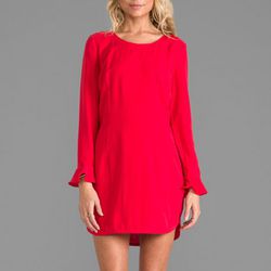 Harlyn button back shift dress, $137 at <a href="http://www.revolveclothing.com/DisplayProduct.jsp?product=HLYN-WD8&row=2&column=3&c=harlyn"target="_blank">Revolve Clothing</a>
