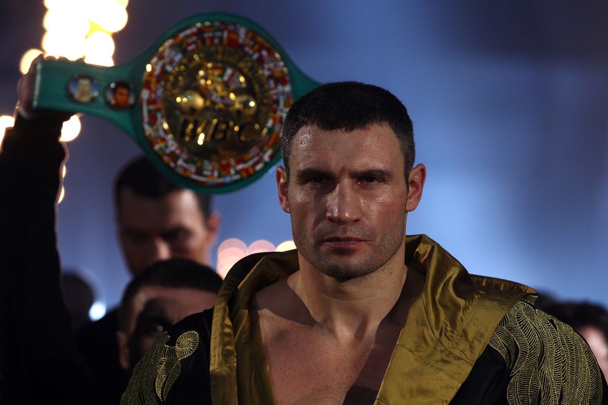 Vitali Klitschko will face Manuel Charr on September 8 in Moscow. (Photo by Alexander Hassenstein/Bongarts/Getty Images)