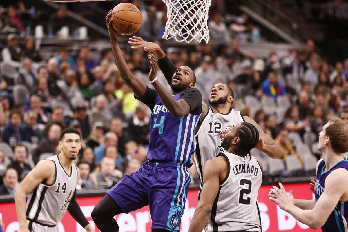NBA: Charlotte Hornets at San Antonio Spurs