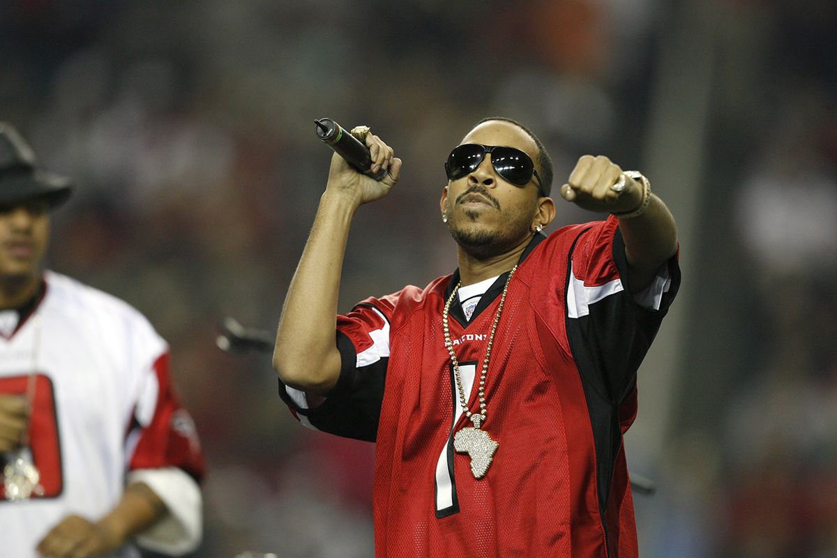 Atlanta Falcons fan and rapper Ludacris (Getty Images)