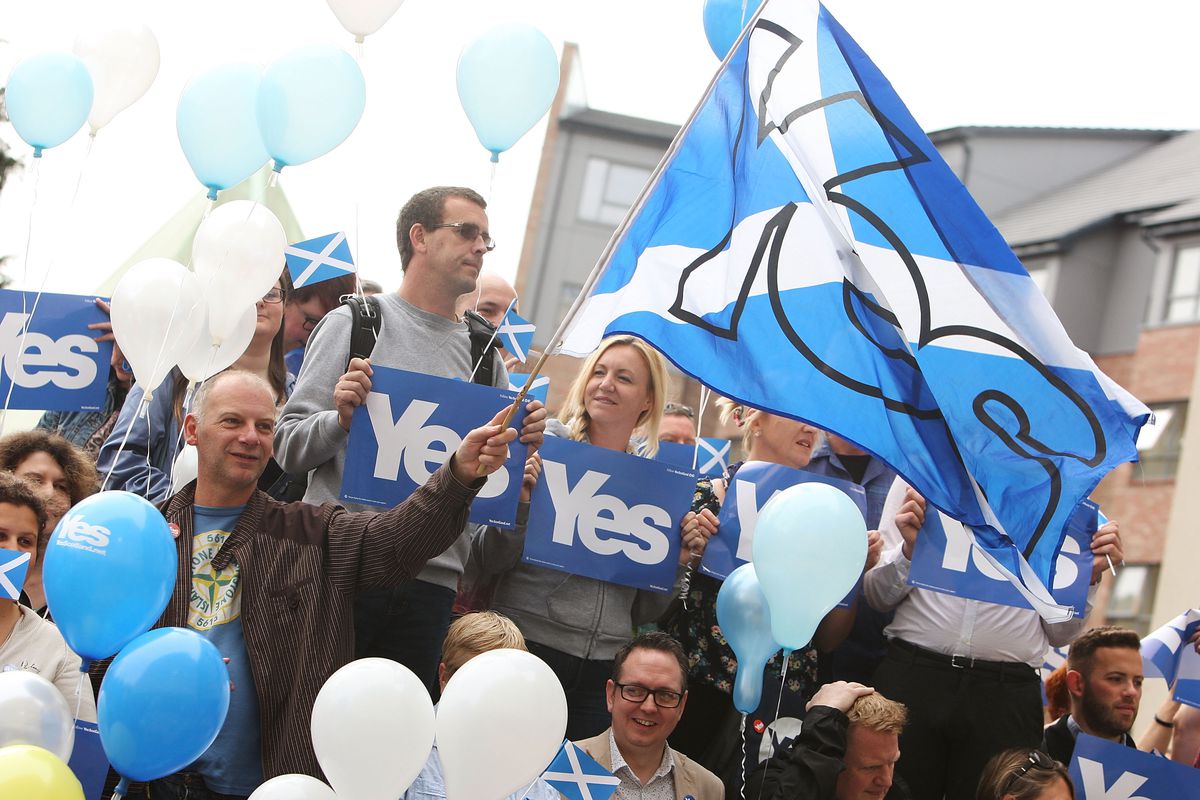 Glasgow Yes rally