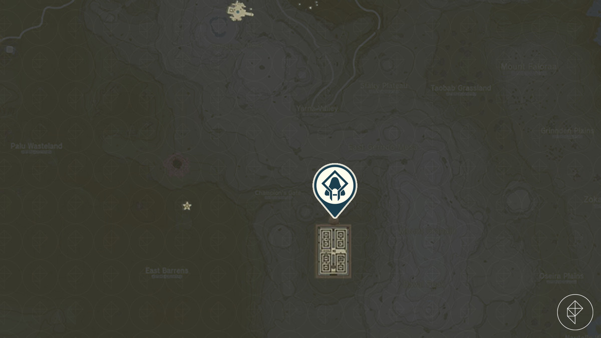 A map shows where the sky labyrinth is