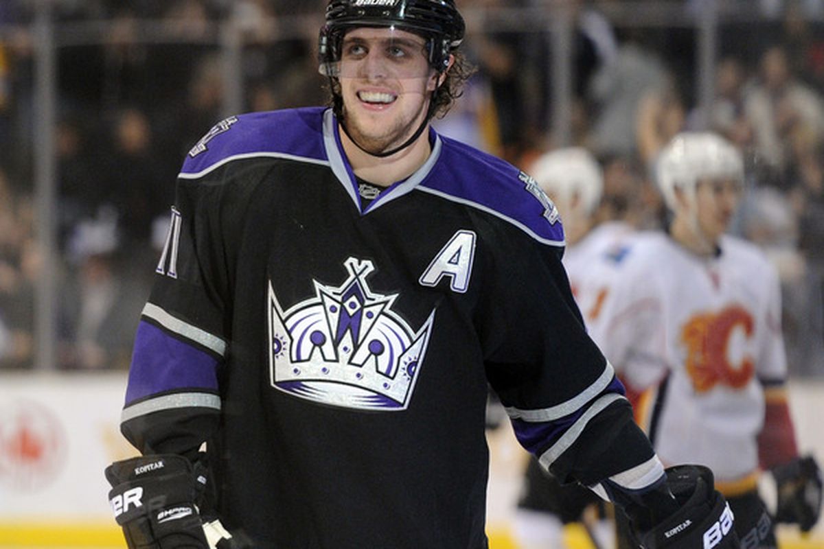 Anze Kopitar: possessor of big balls.  (Photo by Harry How/Getty Images)