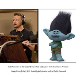 Justin Timberlake is the voice of Branch in "Trolls."
