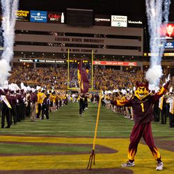 Sparky welcomes you to Sun Devil football