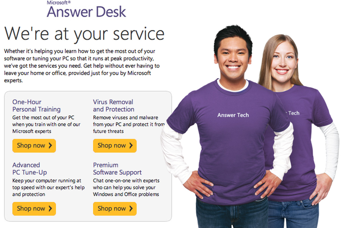 Microsoft Answer Desk