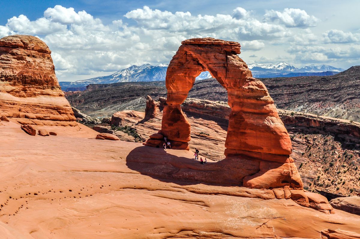 Delicate Arch in Arches National Park. 