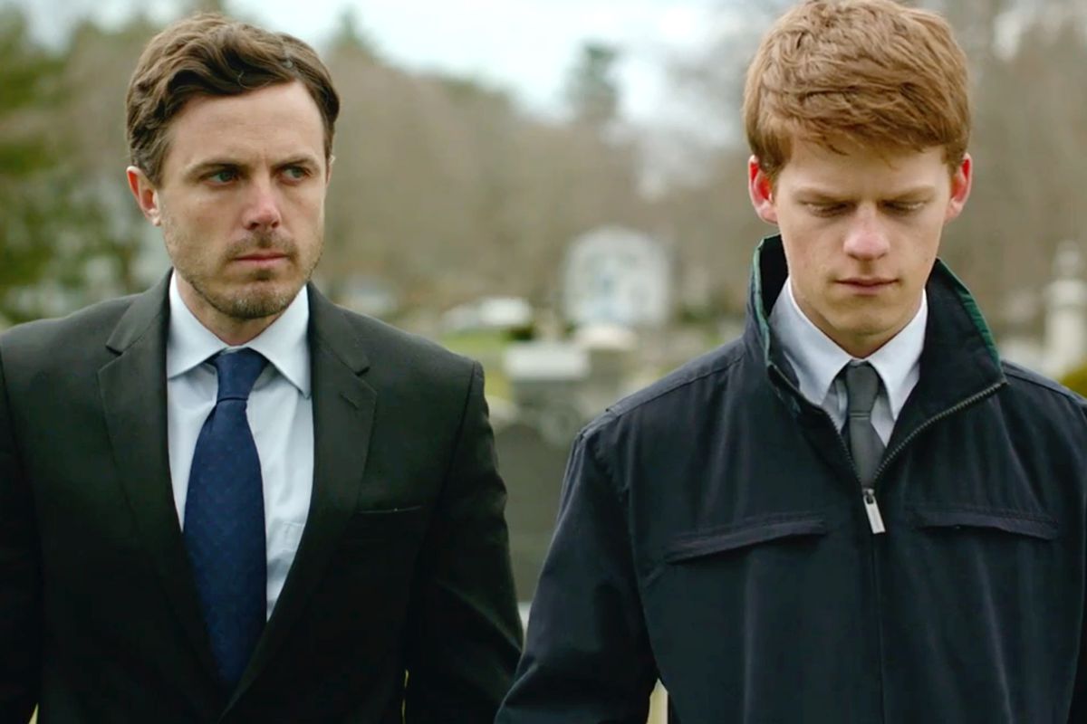Casey Affleck and Lucas Hedges in Manchester By the Sea