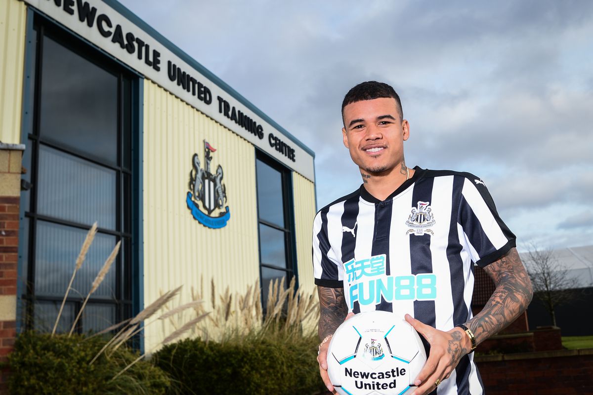Newcastle United Unveil New Loan Signing Kenedy