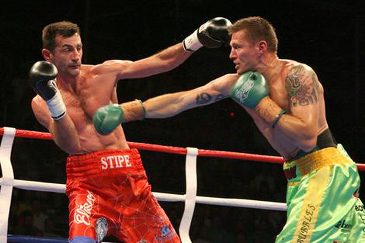 Green (right) would be Jones' stiffest non-Calzaghe test in about four years.  