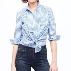 <a href="http://www.jcrew.com/womens_category/ingoodcompany/Altuzarra/PRDOVR~92127/92127.jsp">Odette blouse</a> in pink or blue, $175