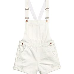 A structured, crisp white overall short like this one from H&M would be perfect with heeled sandals for a glam look.