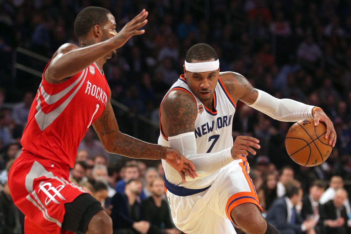 NBA: Houston Rockets at New York Knicks