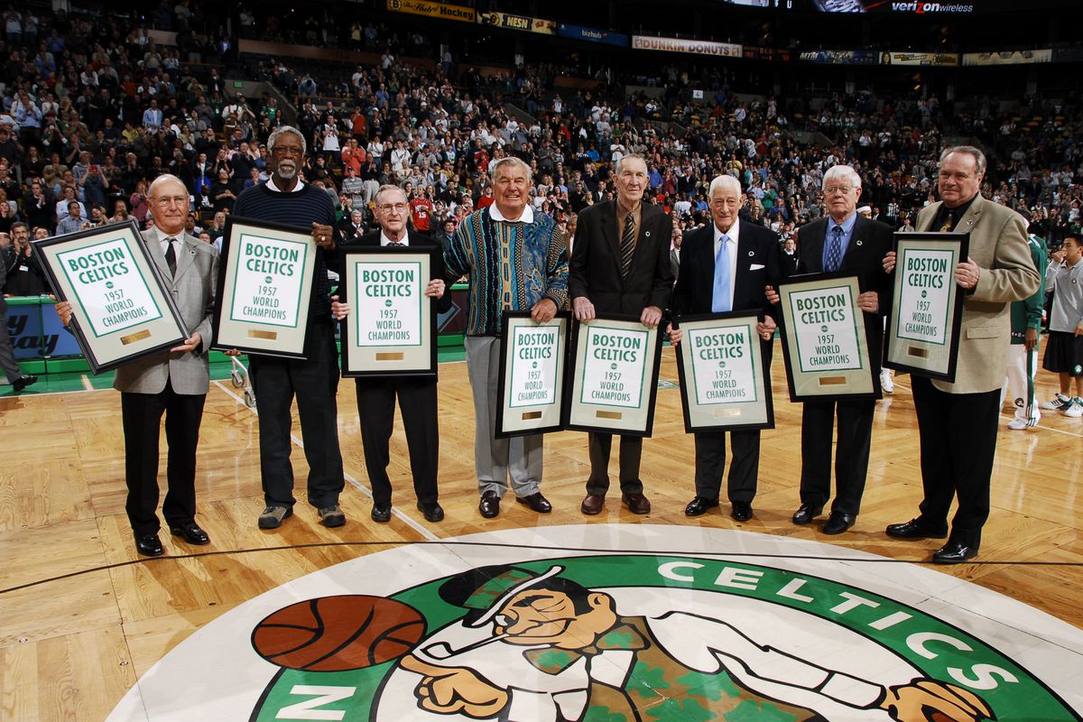 NBA Celebrates The 50th Anniversary Of The 1957 Boston Celtics
