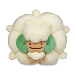 Ditto as Whimsicott: available at the <a class="ql-link" href="https://www.pokemoncenter.com/plush/plush-collections/ditto/ditto-as-whimsicott-plush---6-1-4-in-701-03014" target="_blank">Pokémon Center</a> and <a class="ql-link" href="https://amzn.to/2OFMbVP" target="_blank">Amazon</a>.
