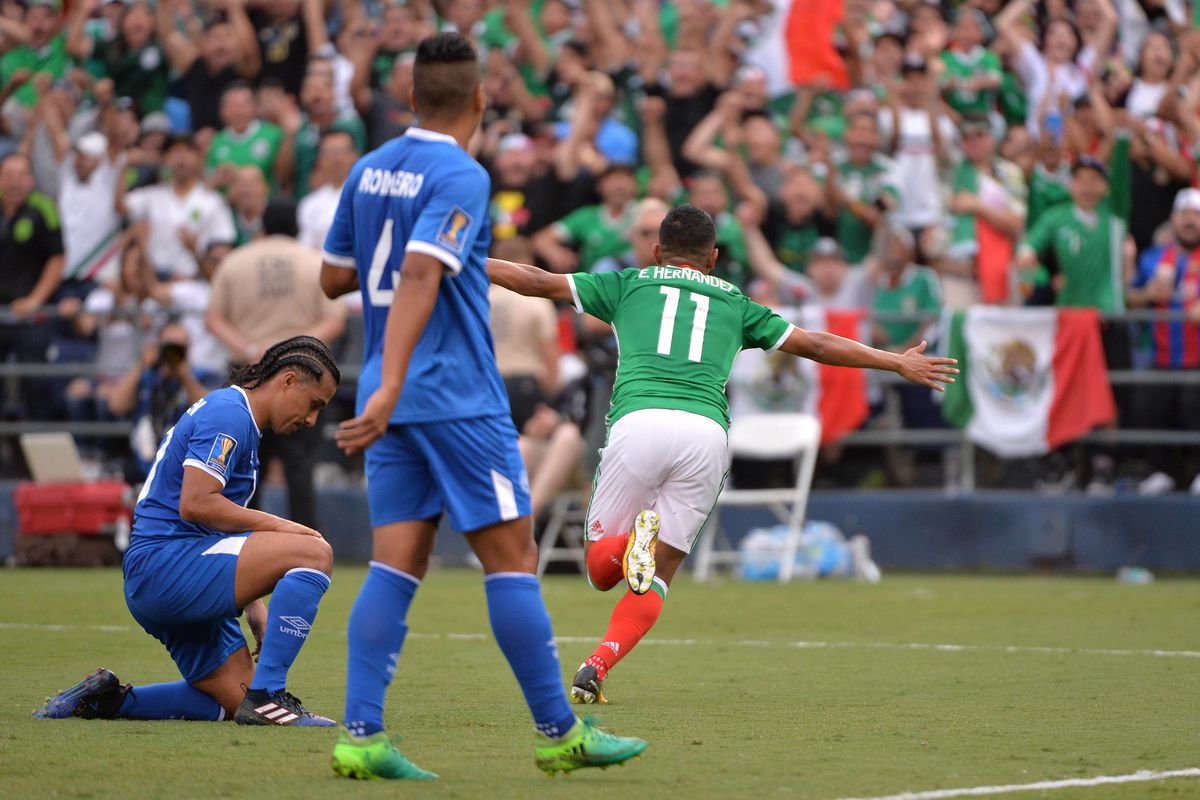 Soccer: 2017 CONCACAF Gold Cup-Mexico at El Salvador