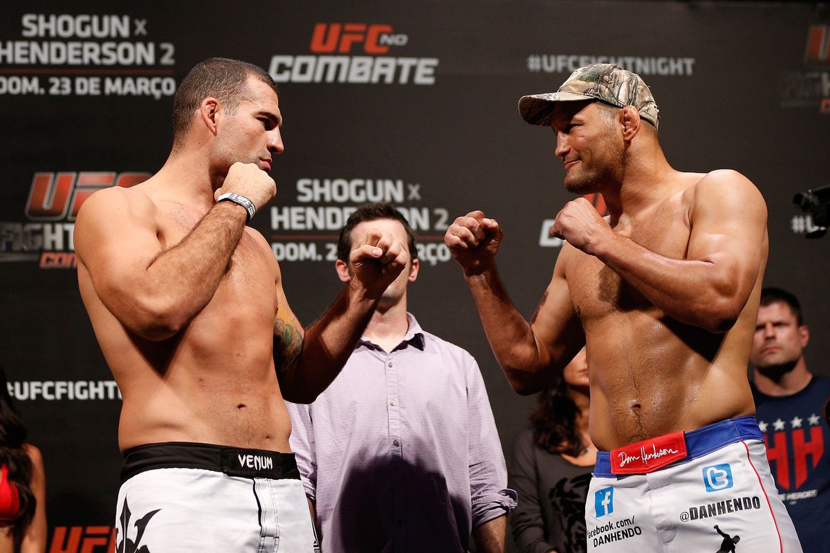 Shogun Rua and Dan Henderson will square off in the UFC Fight Night 38 main event.