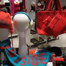 Whimsical hats, earmuffs, and scarves by Kate Spade