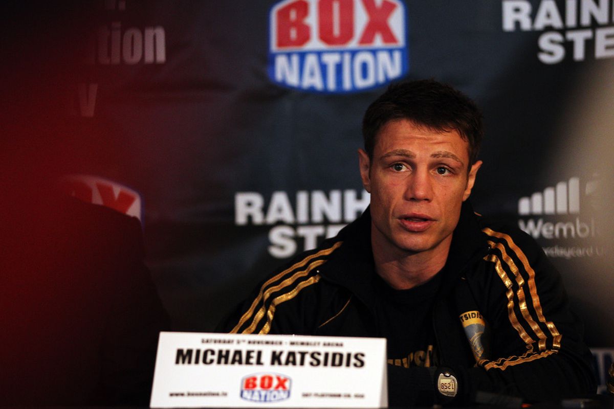 Michael Katsidis was fit and ready at today's weigh-in. (Photo by Dean Mouhtaropoulos/Getty Images)