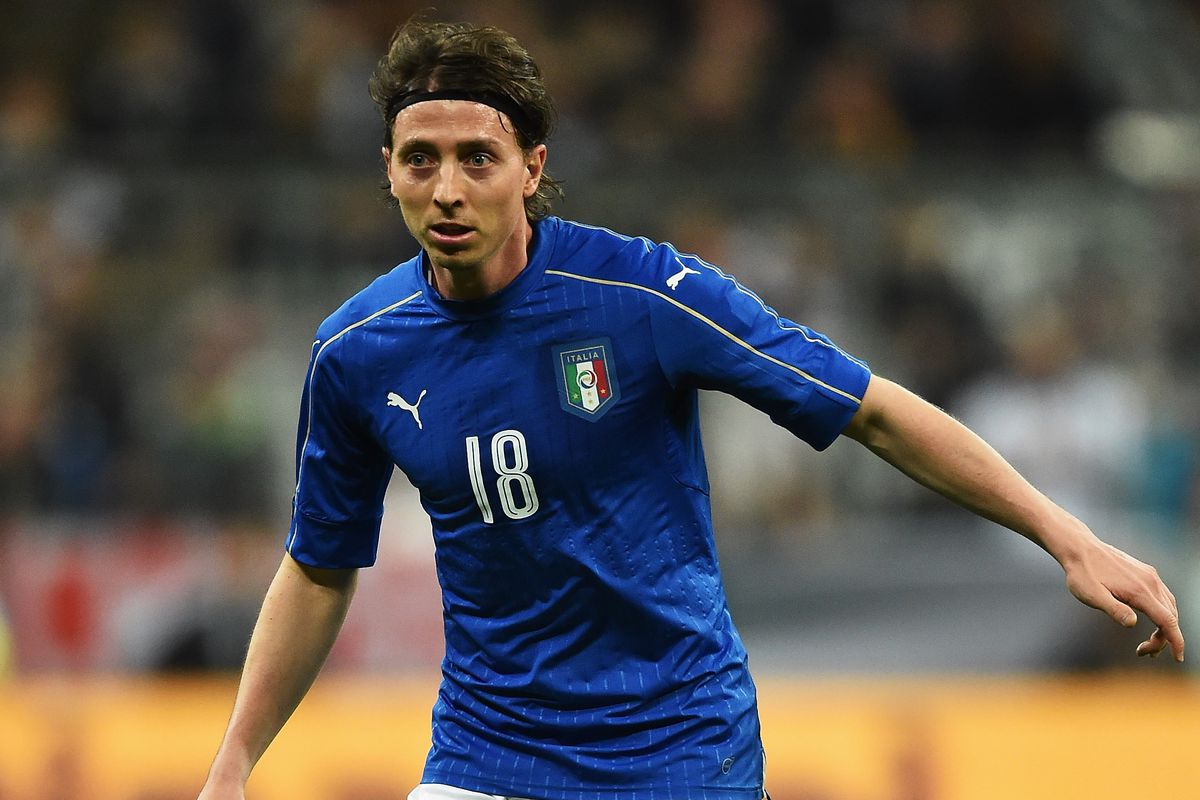 Montolivo playing for Italy against Germany last week