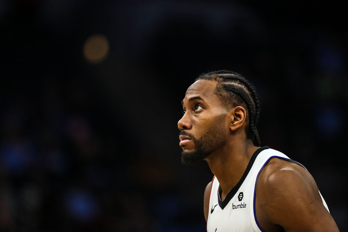Los Angeles Clippers forward Kawhi Leonard looks on during the fourth quarter against the Minnesota Timberwolves at Target Center.&nbsp;
