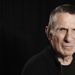 Actor Leonard Nimoy, a cast member in the film "Star Trek", poses for a portrait in Beverly Hills, Calif. on Sunday, April 26, 2009. 