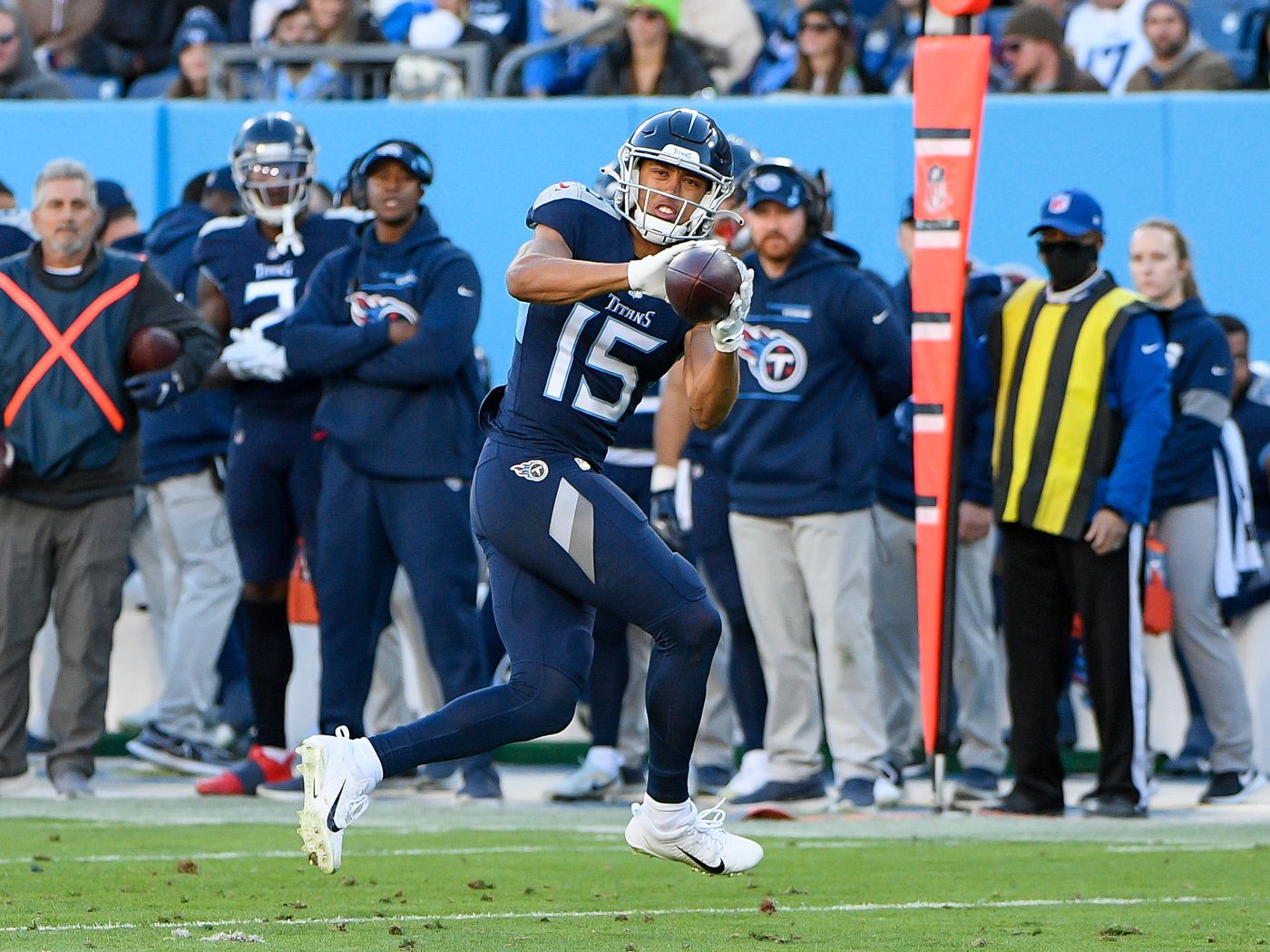 Nick Westbrook-Ikhine fantasy football start/sit advice: What to do with  the Titans WR in the Divisional round - DraftKings Network