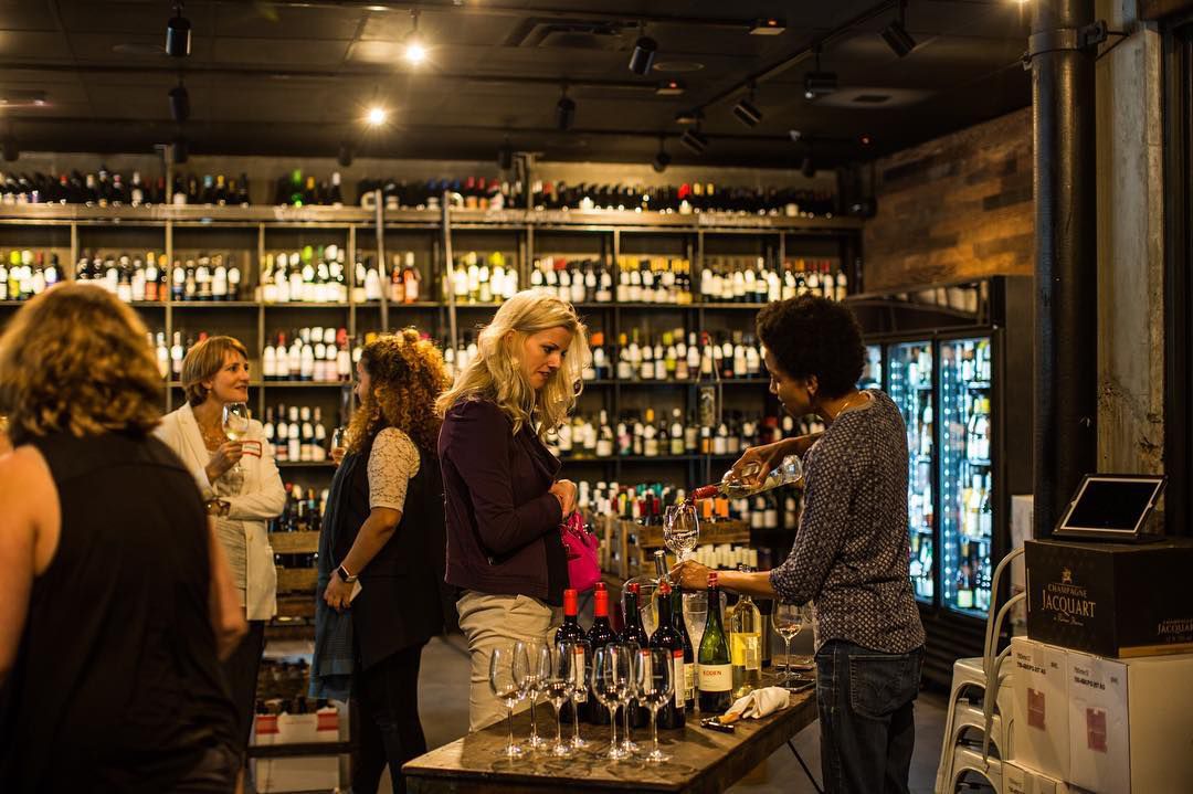 VinoTeca in Inman Park hosts regular wine tasting events in the store as well as weekend wine tastings with street side seating. 