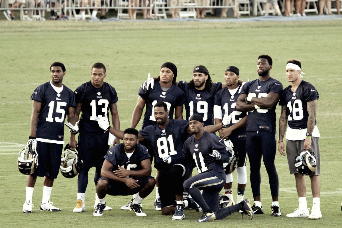 Your 2014 Rams Camp WRs (minus TJ Moe, for whatever reason)