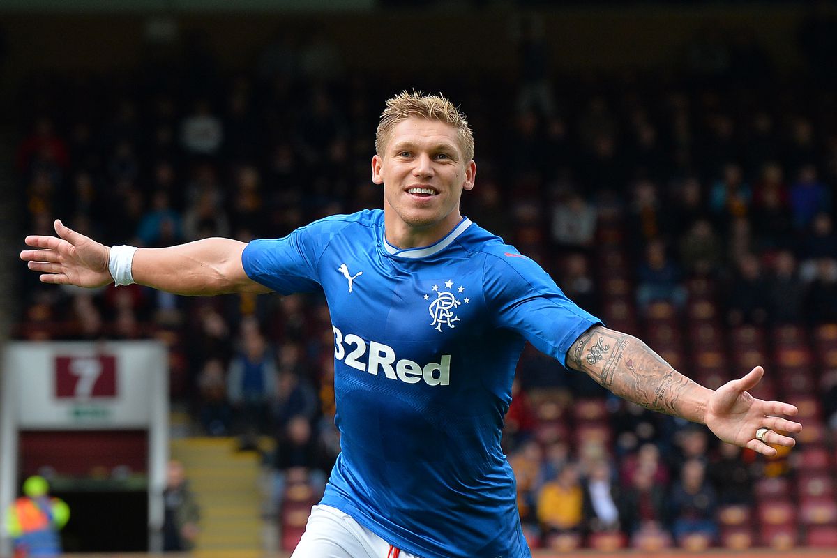 Martyn Waghorn Motherwell v Rangers - Scottish League Cup
