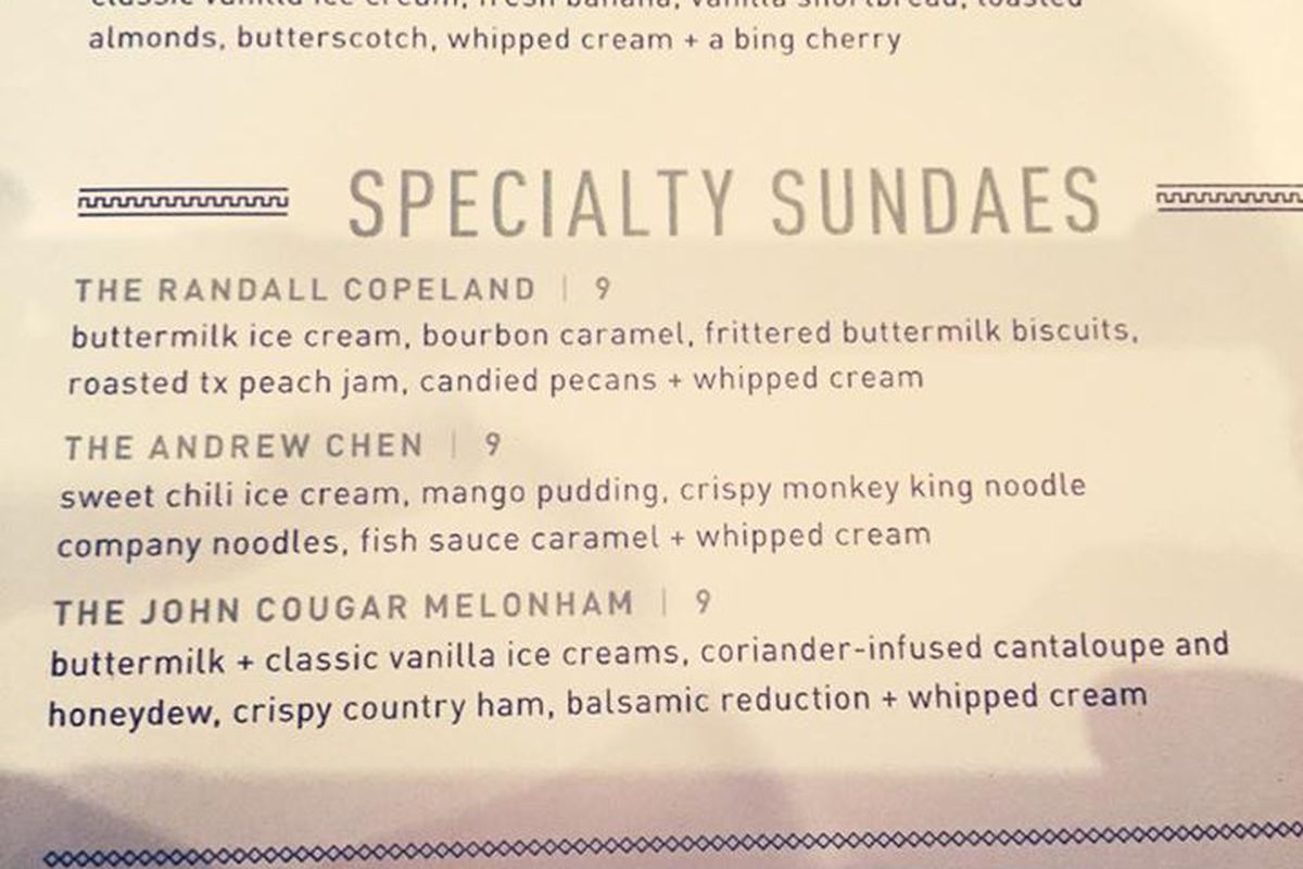 New additions to Remedy's dessert menu.