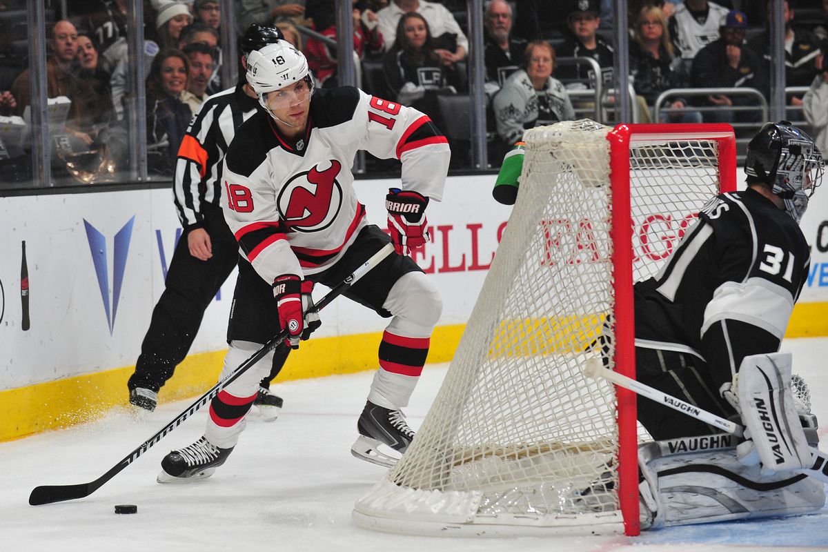 Steve Bernier scored twice on six shots to help the Devils earn a victory over a tough opponent on the road.