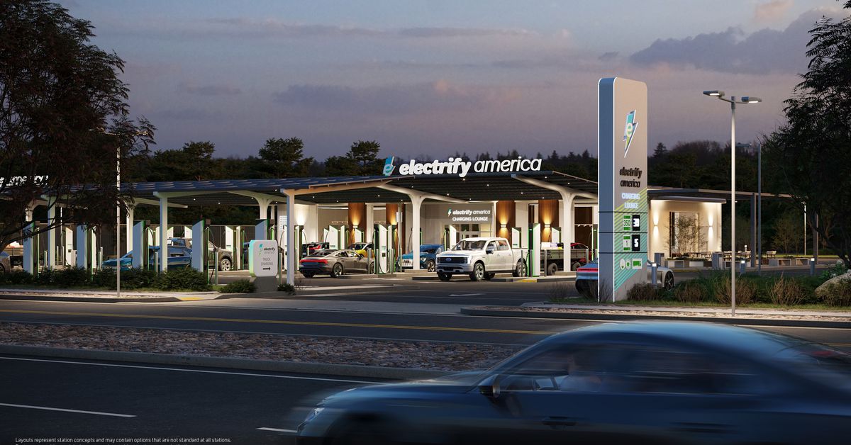 VW’s Electrify America unveils new ‘human-centered’ EV charging stations