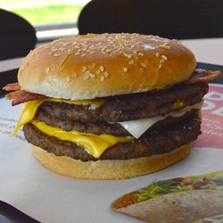 Triple Bacon Ultimate Cheeseburger from Jack in the Box